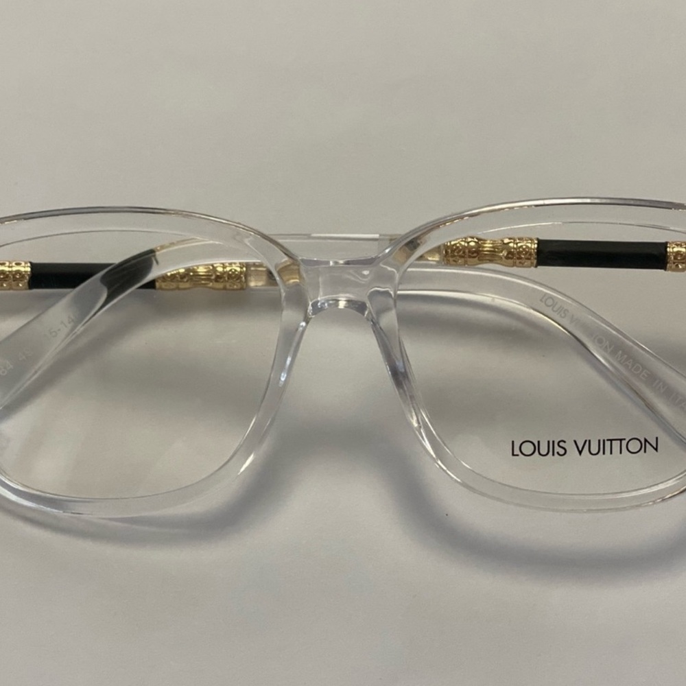 2184 Clear  49 Eye Size Gray Eyeglass Frame/ No Case/ Just Eyeglass frame.